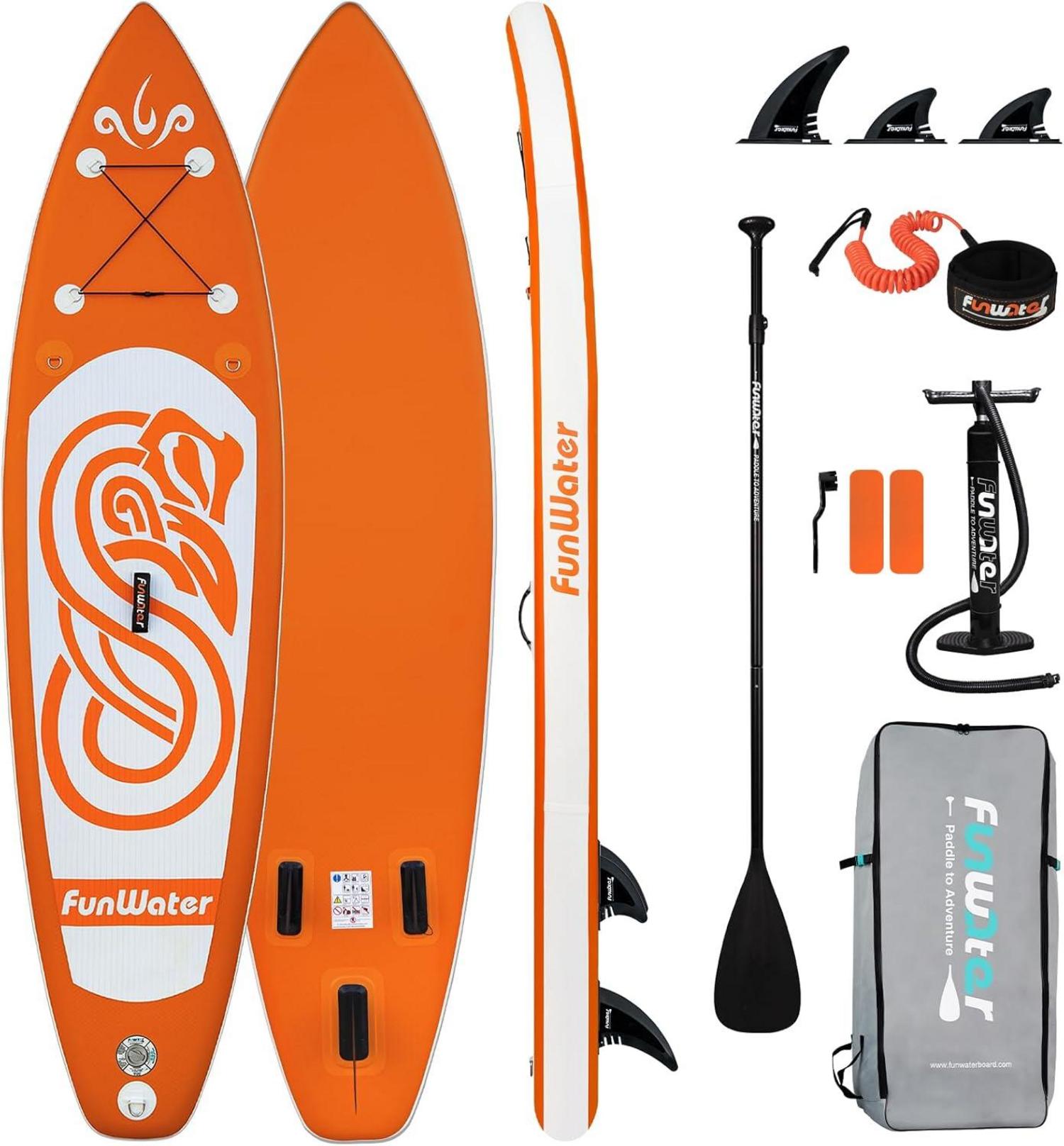 Aufblasbares Stand Up Paddling Board 2 Zubehörkonfigurationen