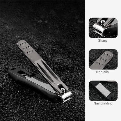 FERYES Nagelknipser mit Nagelfang und Integrierter Nagelfeile Maniküre Clipper