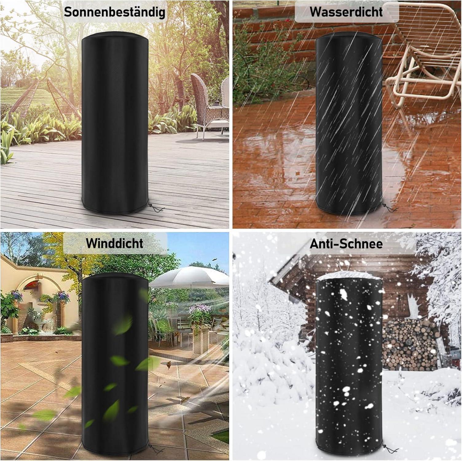 Tonhui Wetterschutzhülle für Terrassenheizer 96x42x42 cm - Wasserdicht