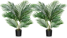 Künstliche Areca Kunstpalme 60cm 2er Pack Grün im Topf