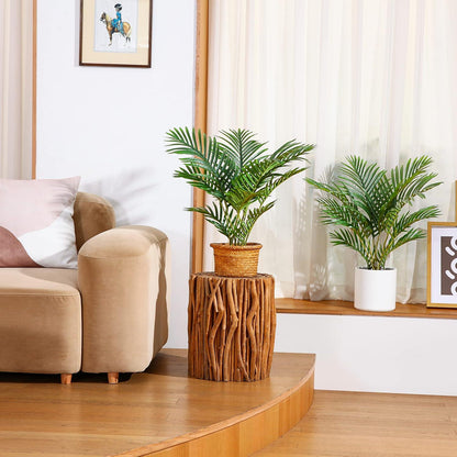 Künstliche Areca Kunstpalme 60cm 2er Pack Grün im Topf
