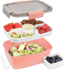 Bugucat Lunchbox Erwachsene Auslaufsicher Bento Box Familien Picknick