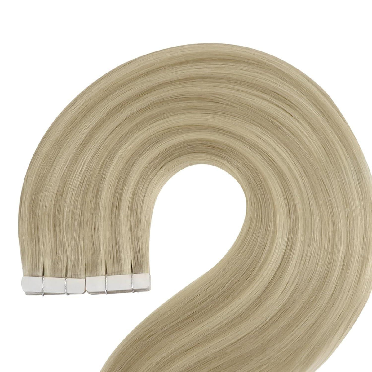 Echthaar Tape Extensions Blond 45cm - Remy Haarverlängerung