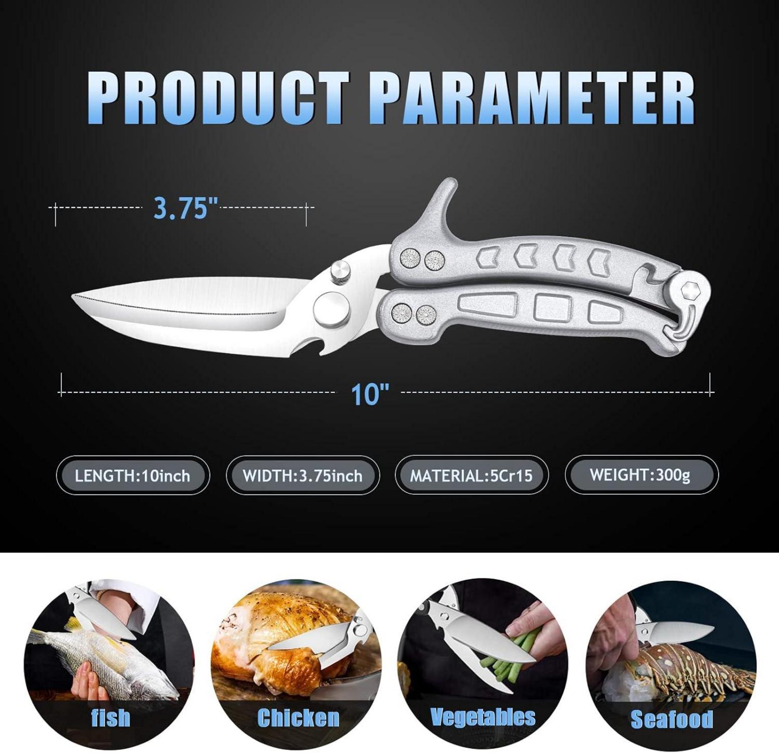 DRAGON RIOT Geflügelschere Abnehmbare Heavy Duty Profi Küchenschere