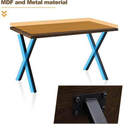 Esszimmergruppe Holz 140cm + 4 Samtstühle Grau