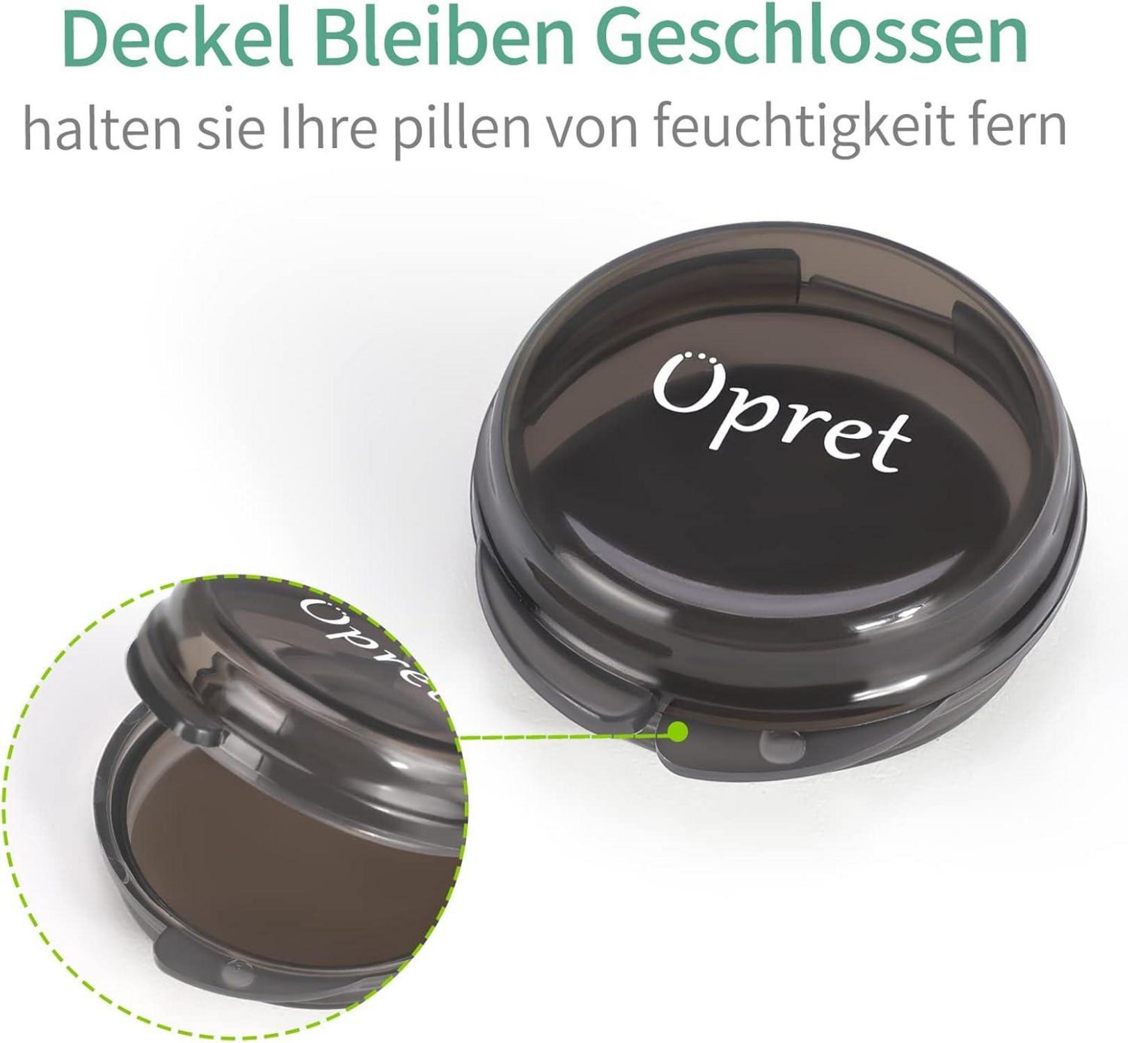 Tablettenbox Pillendose Klein Für Unterwegs 3 Stück Vitamine Fischöl