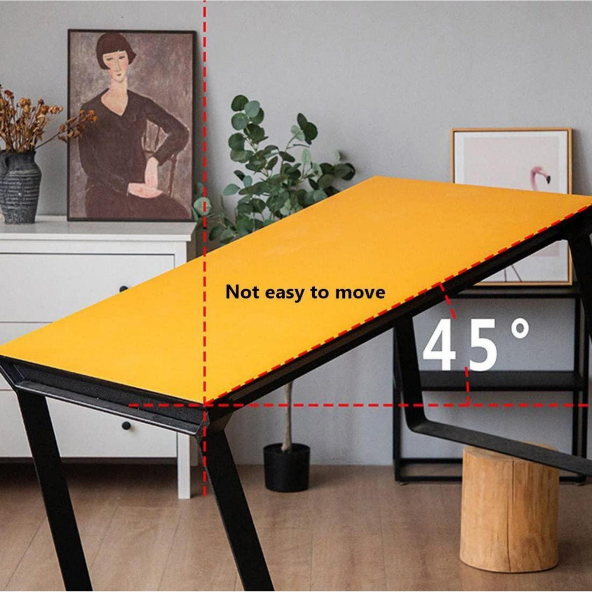 PU Tischdecke wasserdicht Apricot+Orange 90x180 cm