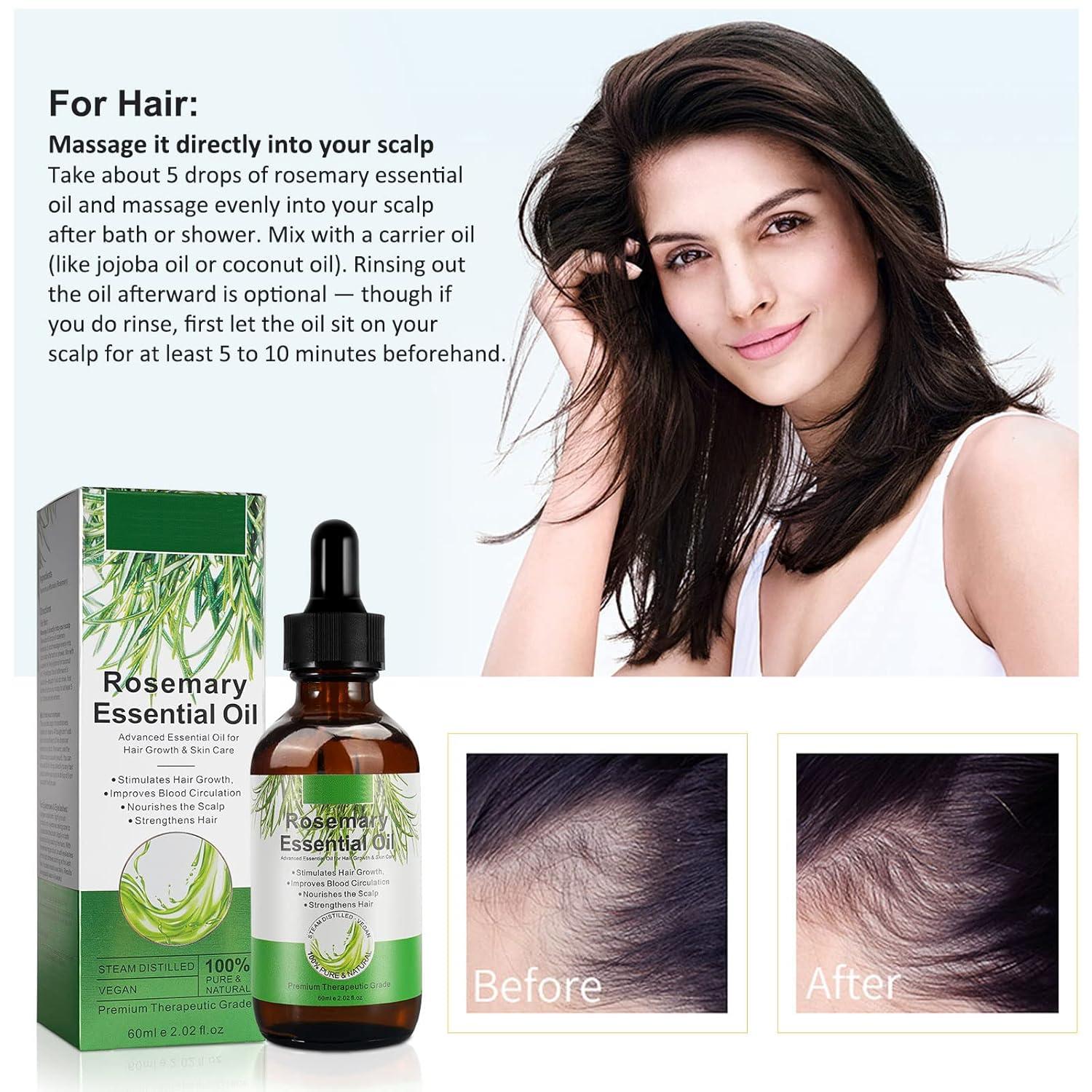 Rosmarinöl Haarwuchs stimulierend 100% natürlicher Duft 60 ml