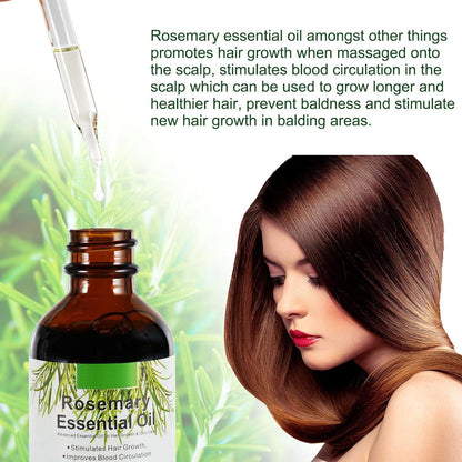 Natürliches Rosmarinöl für Haarwuchs 60ml - Ätherisches Öl für Haare