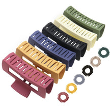 Große Haarspangen Set 6 Stück Rutschfest Acryl 10,5 cm