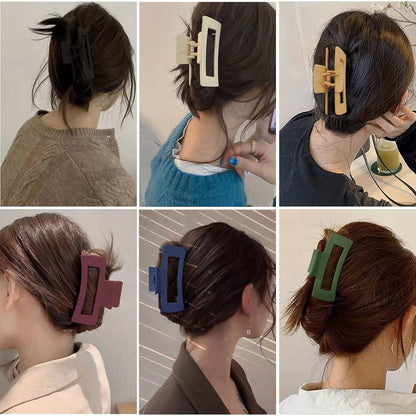 Große Haarspangen Set 6 Stück Rutschfest Acryl 10,5 cm