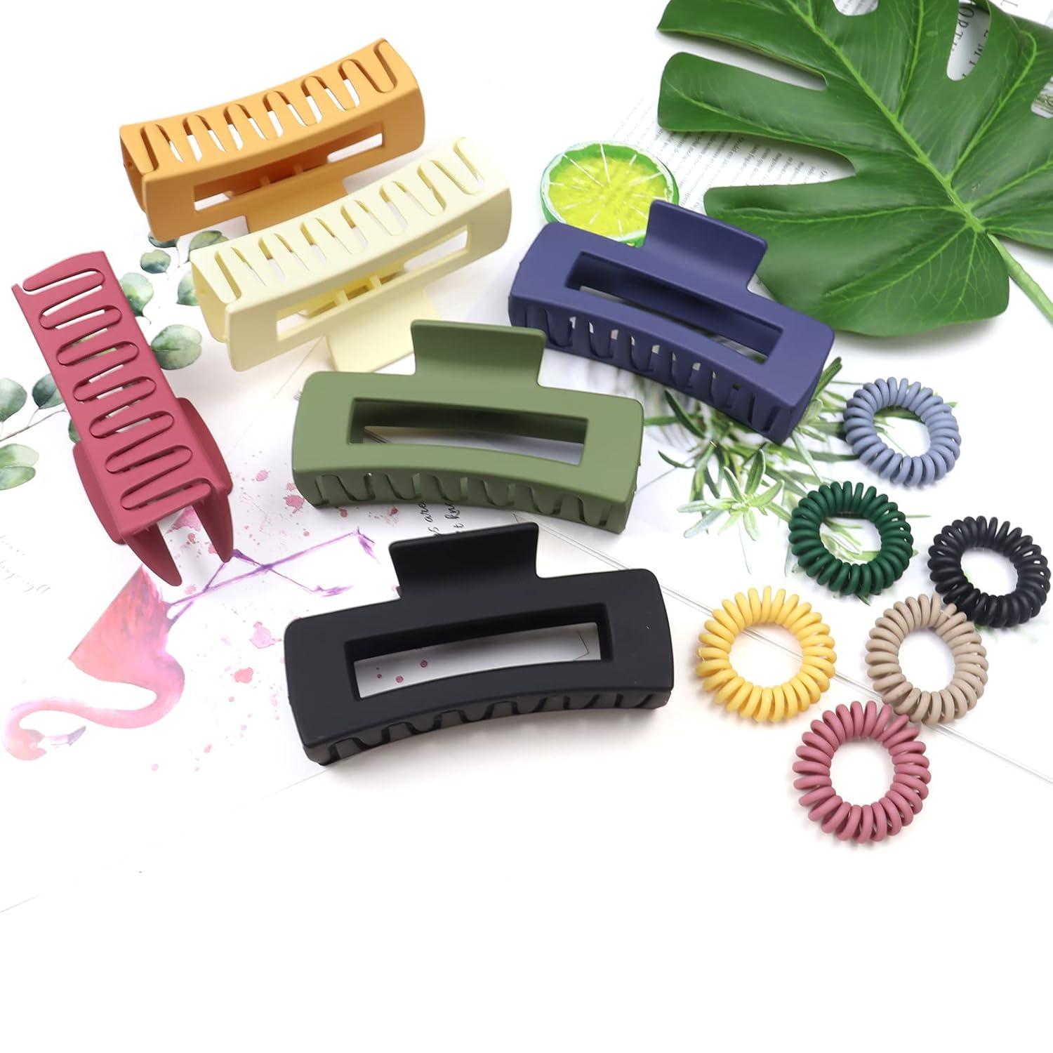 6er Pack Große Haarspangen Rutschfest Damen Haarschmuck 11 cm
