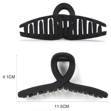 Große Haarklammer Rutschfeste Haarnadel Damen 11cm Schwarz