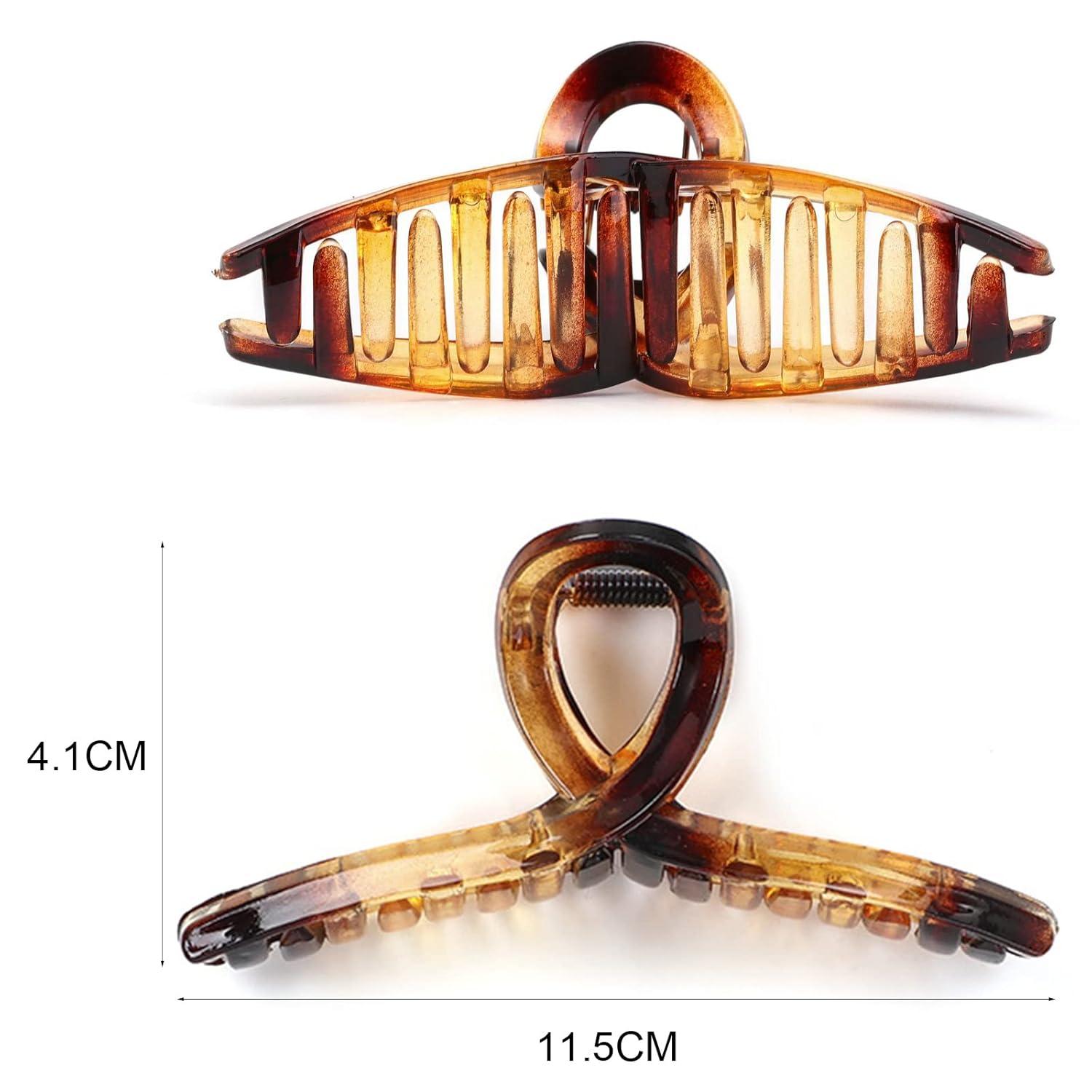 Große Haarklammer 11cm Rutschfeste Haarspangen Damen