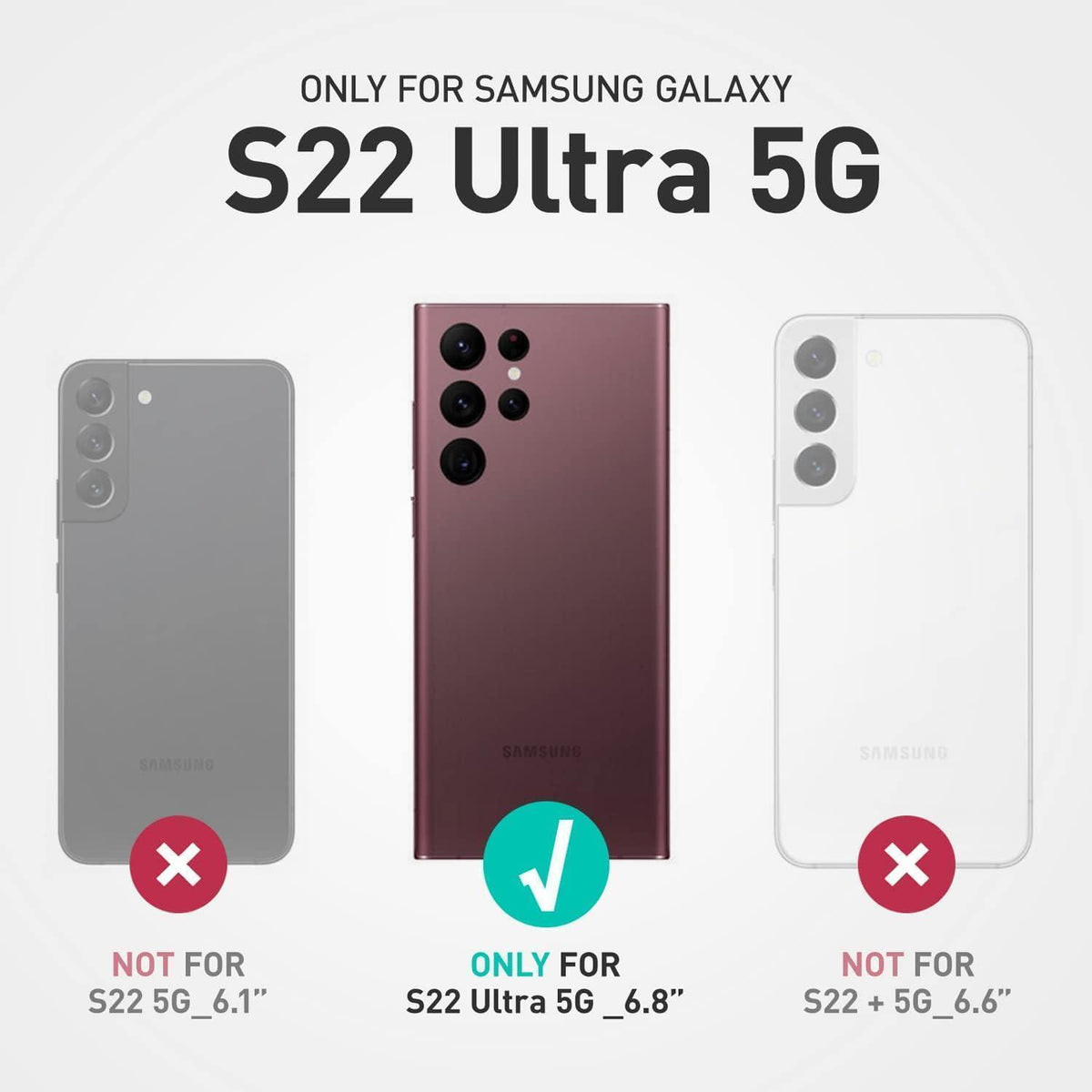 Schutzhülle Samsung S22 Ultra mit Displayschutz, Glitzer Schmetterling Blau