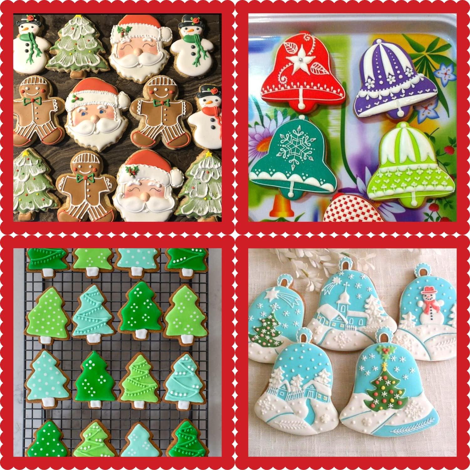 6-teiliges Weihnachtsausstecher-Set Lebkuchenmann Weihnachtsbaum Schneemann