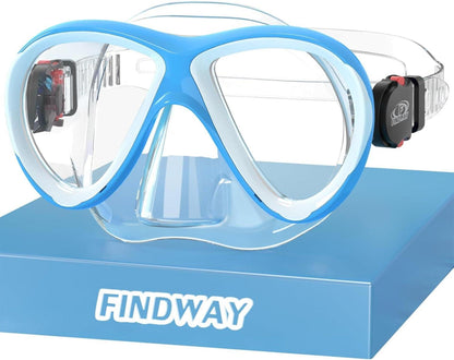 Taucherbrille Kinder Schwimmbrille Jungen Mädchen 180°Panorama