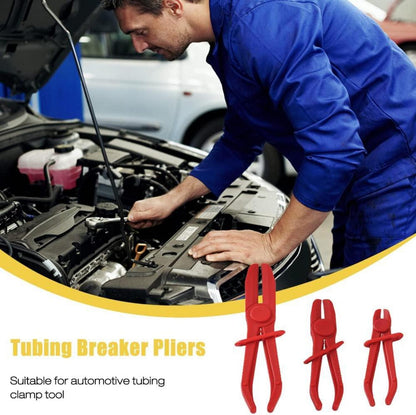 Schlauchklemmenzange Set 6tlg Abklemmzange KFZ Hydraulikschlauch Rot