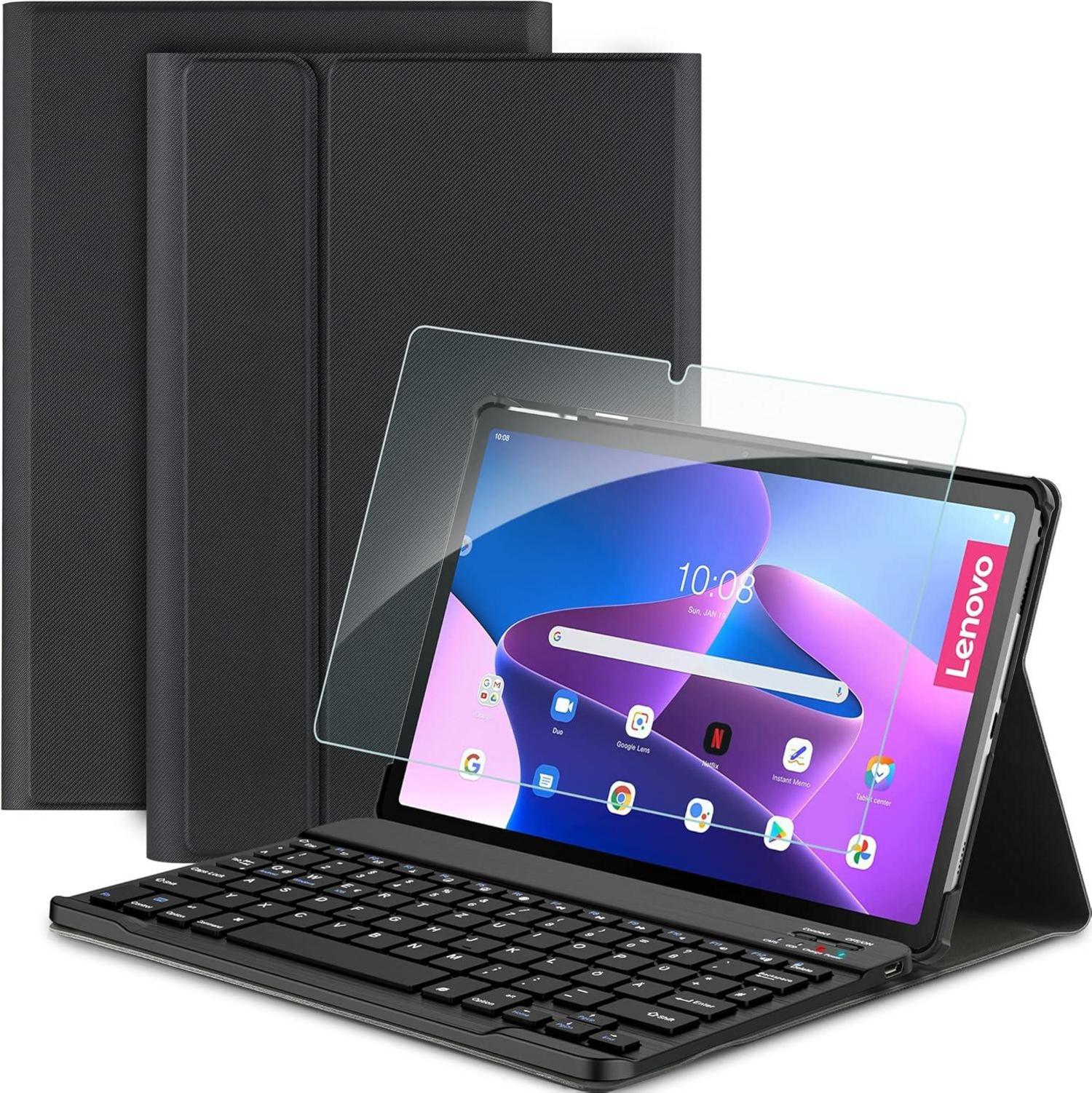 Tastatur Hülle für Lenovo Tab M10 Plus 10.6 2022 Bluetooth QWERTZ