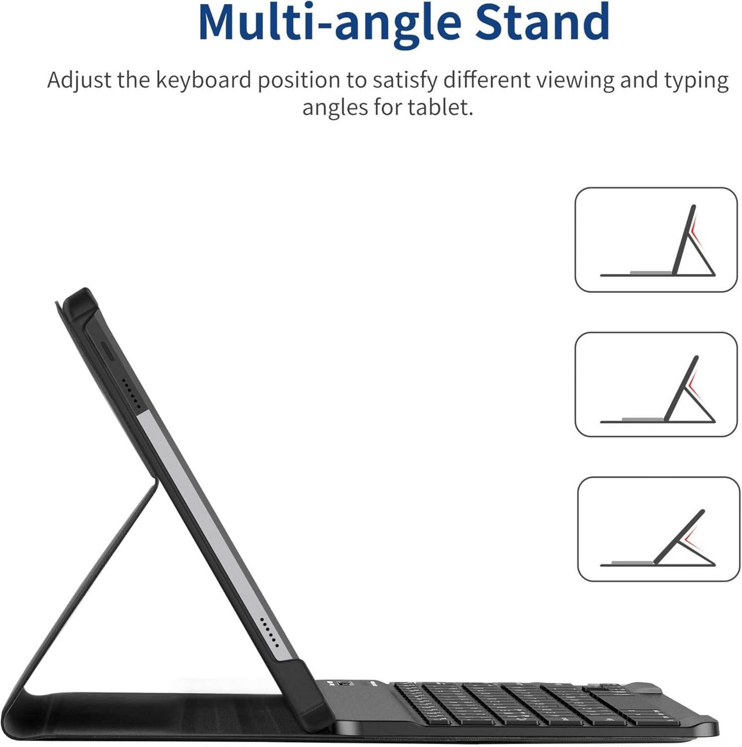 Lenovo Tab M10 Plus 10.6 Tastatur Hülle Bluetooth QWERTZ Schwarz