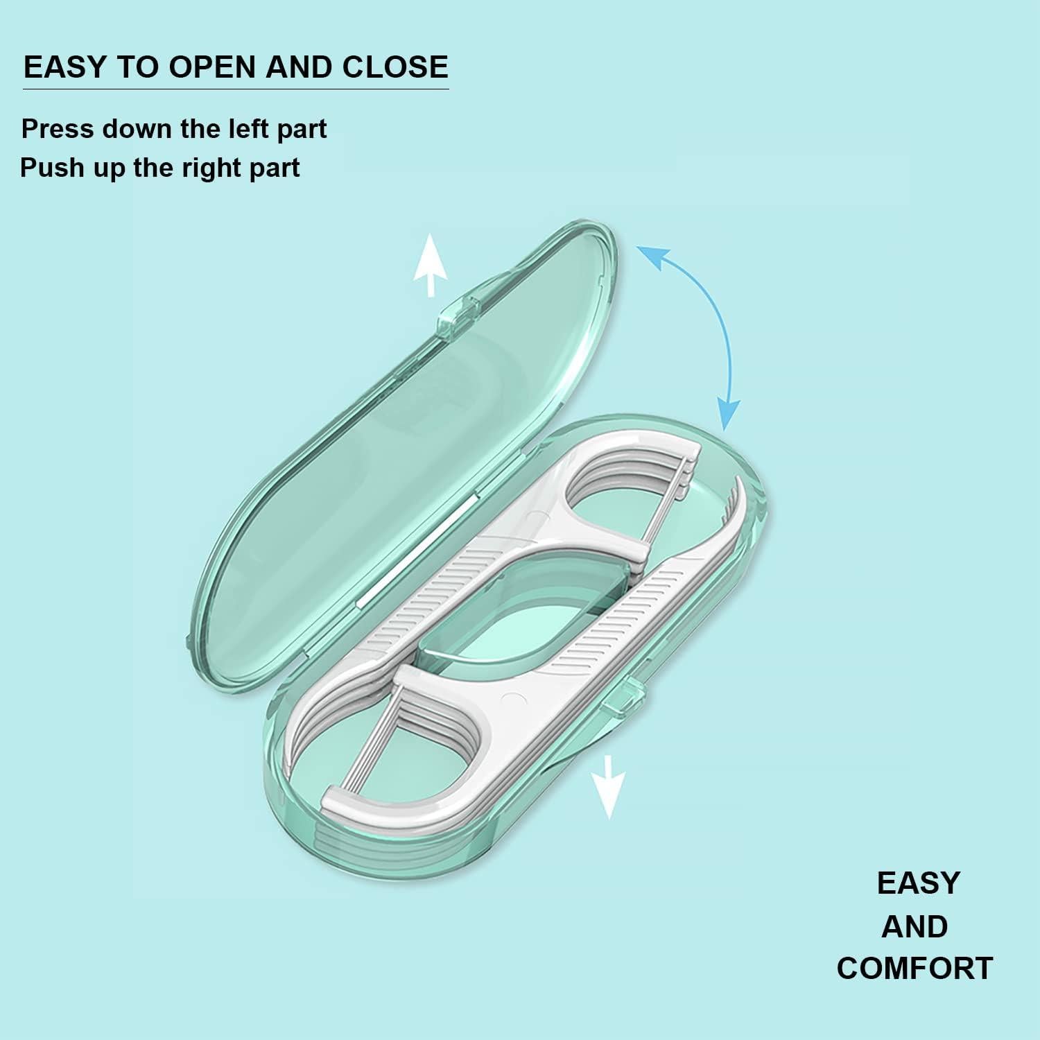 Easyhonor Zahnseide, Einmal-Plektren, Reisehüllen, 220er Packung