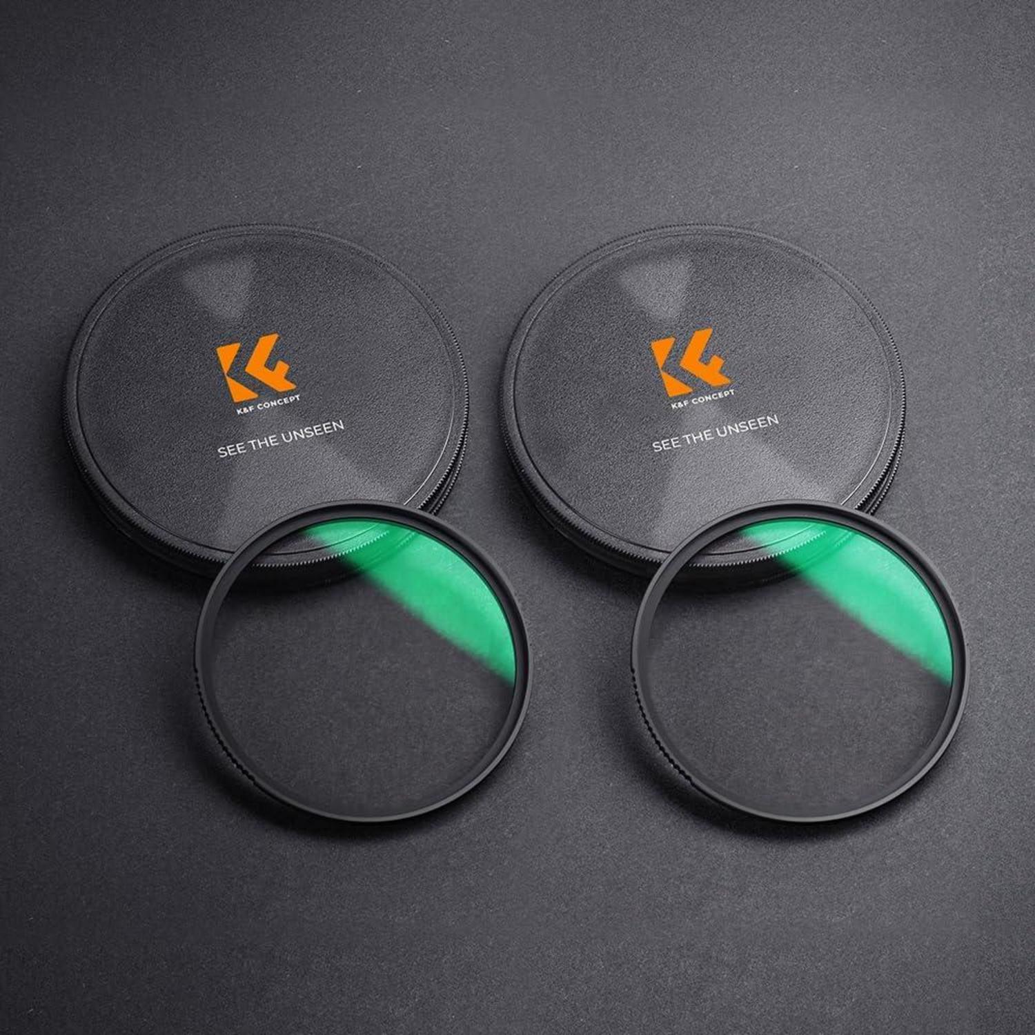 K&F Concept Nano-X Black Mist Filter Set 82mm Enhancer Diffuser Kit