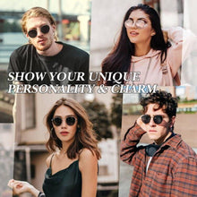 Retro Runde Polarisierte Sonnenbrille UV400 Schutz für Damen