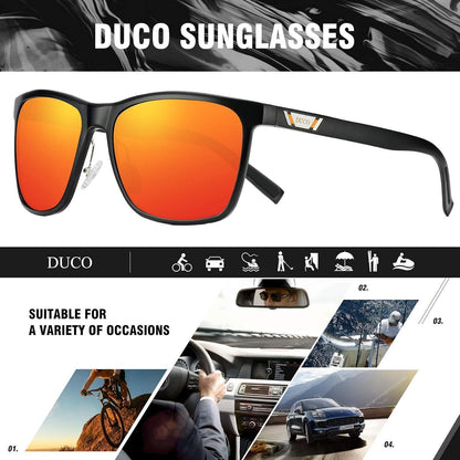 Polarisierte Sonnenbrille Herren UV400 Schutz Retro