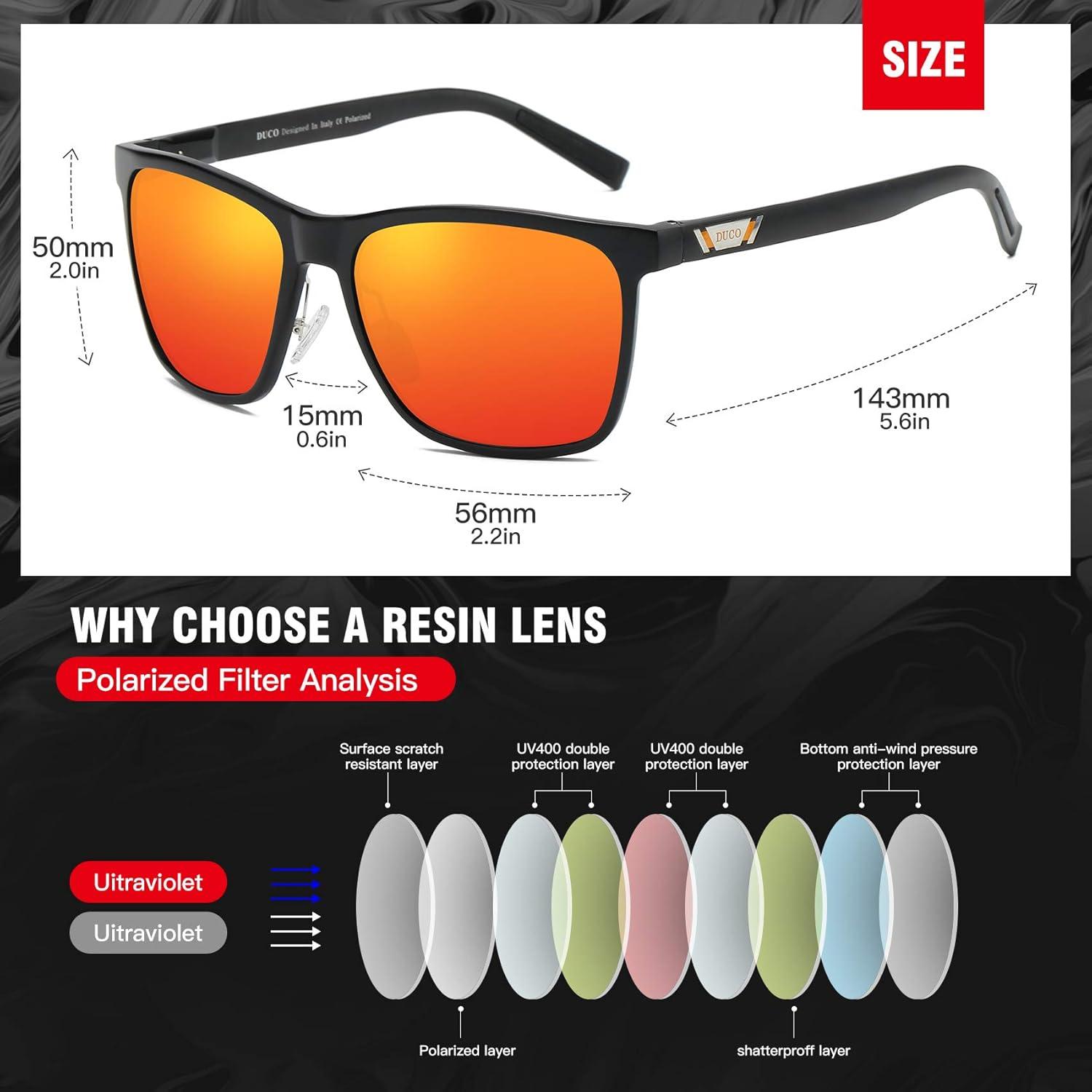 Polarisierte Herren Sonnenbrille UV400 Schutz Sport Retro Design 3029H