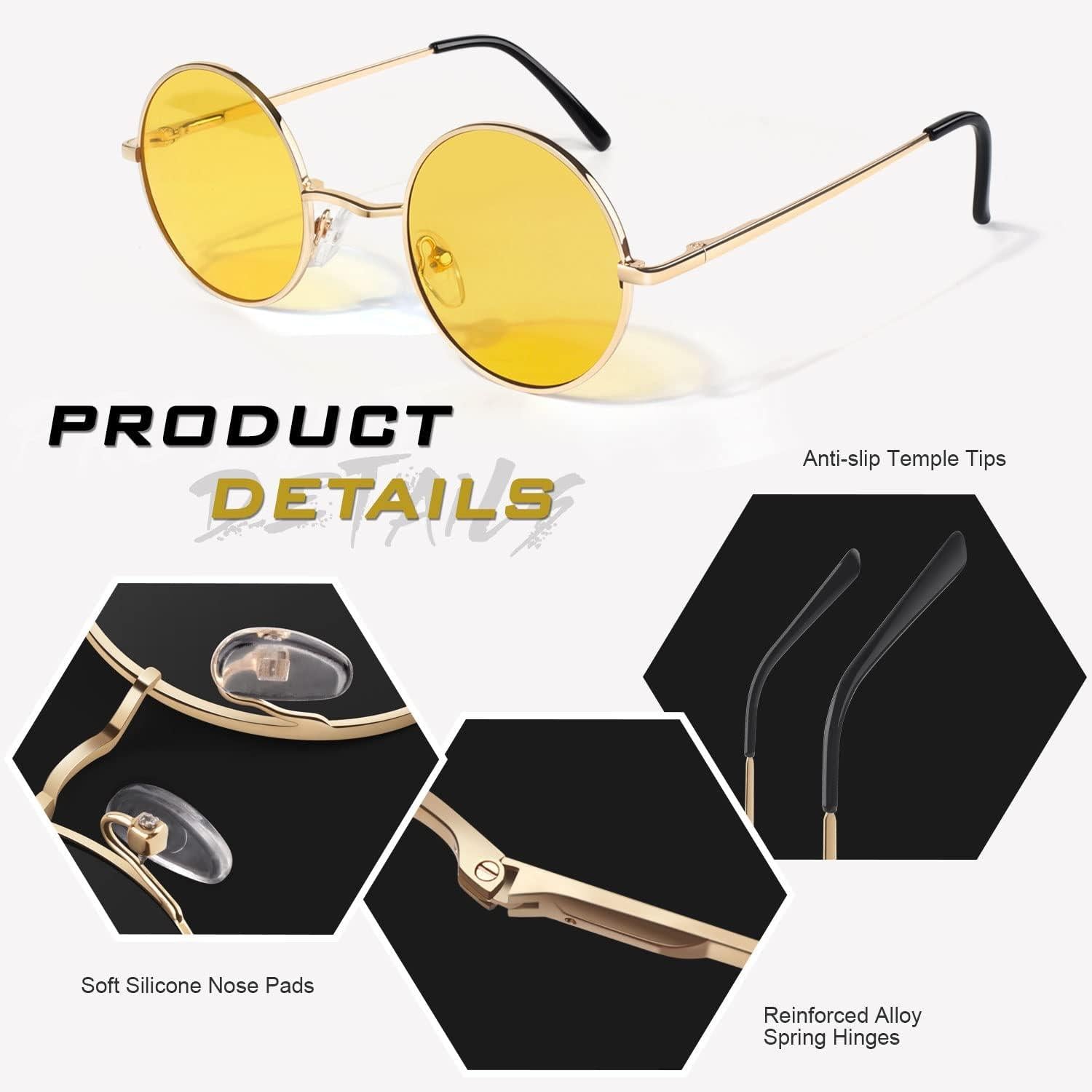 Polarisierte Sonnenbrille mit UV400 Schutz und Metallrahmen