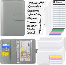 Budget Binder A6 Ringbuch Geld Spar Mappe mit