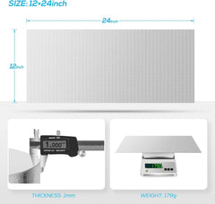 Aluminisierte Hitzeschutzmatte Selbstklebend 30x60cm