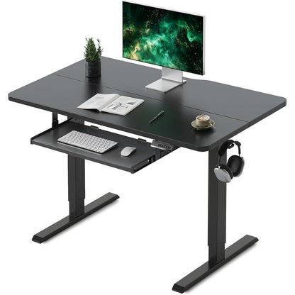 Elektrisch höhenverstellbarer Schreibtisch 100x60cm mit
