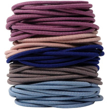 Elastische Haargummis Set 100 Stück Damen Zopfgummis 5 Farben