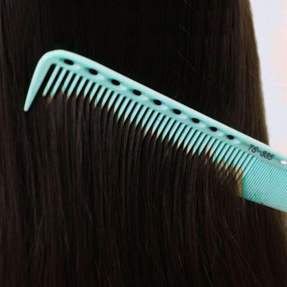 Antistatische Kohlefaser-Friseurkämme breiter Zahn-Stylingkamm 18,5 cm