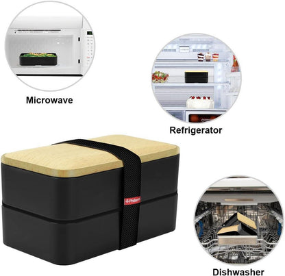 Bento Box Erwachsene Japanisch Lunchbox Auslaufsicher