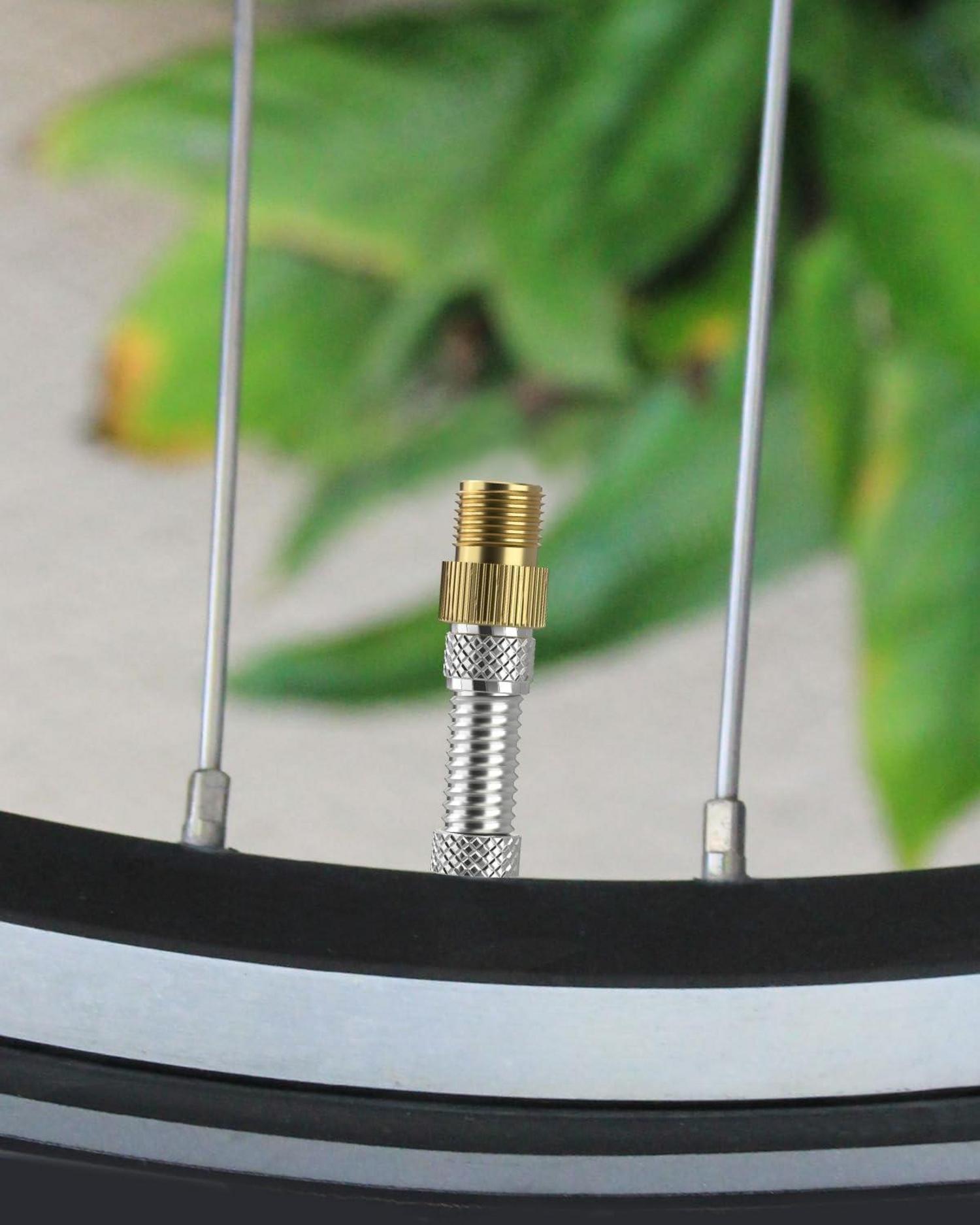 Fahrradventil Adapter 2er DV SV auf AV Französisches Ventil Autoventil Adapter