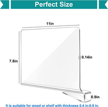 Transparente Acryl-Regalteiler, Verstellbarer