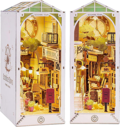 Rolife Book Nook DIY 3D Holzpuzzle Erwachsene Bücherecke Dekor