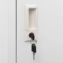 Schließfachschrank Hellgrau 38x40x180cm Stahl vidaXL
