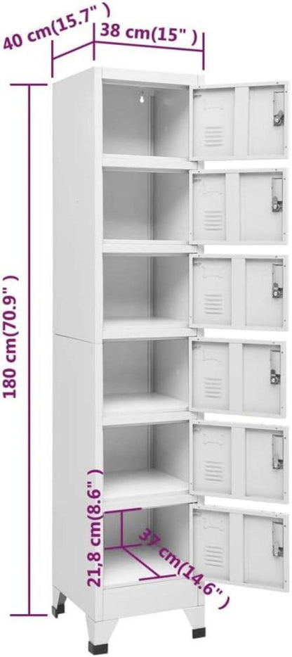 Schließfachschrank Spind Umkleideschrank Metallschrank Fächerschrank