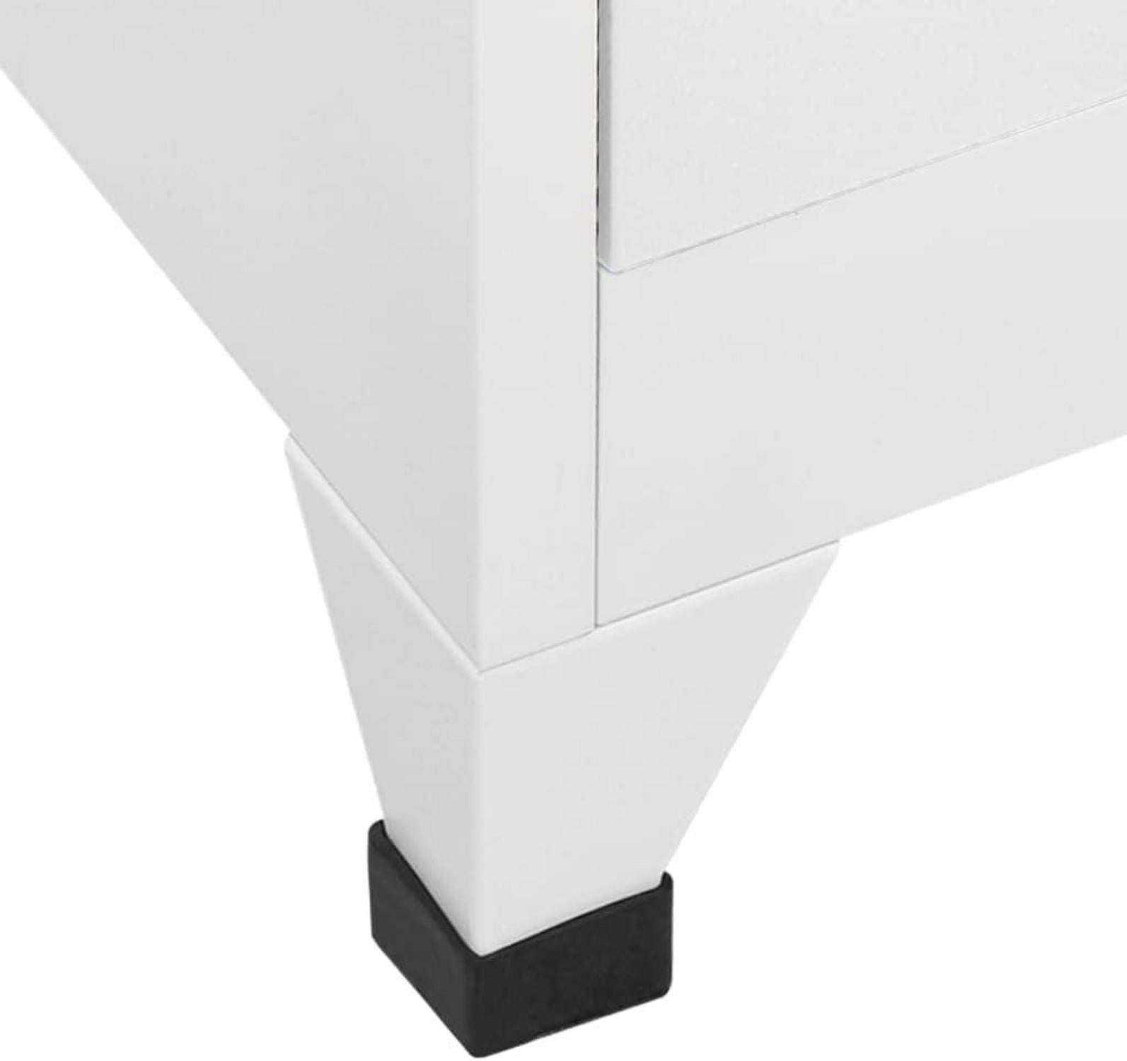 Schließfachschrank Metall Umkleideschrank Stahl 38x40x180cm