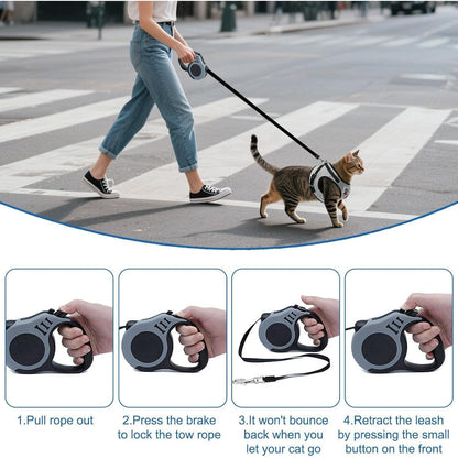 Katzen Geschirr Set mit Ausbruchsicherem Design und