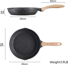 Aluminium Bratpfanne 24 cm Antihaft Induktion Gas langlebig