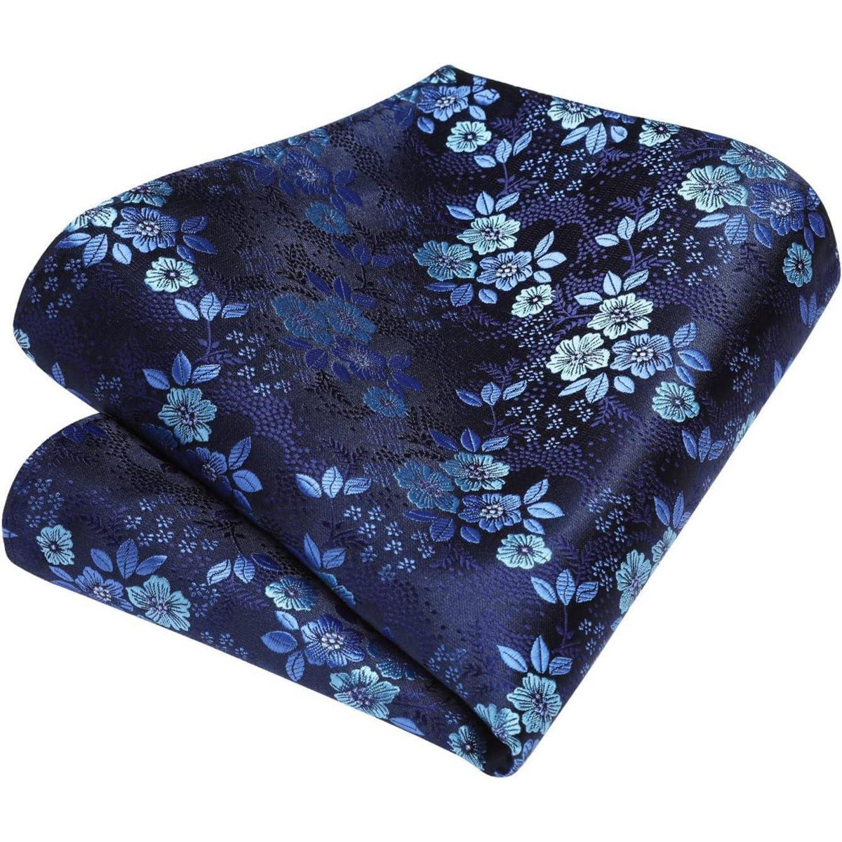 Herren Krawatten-Set Paisley mit Einstecktuch und Manschettenknöpfen
