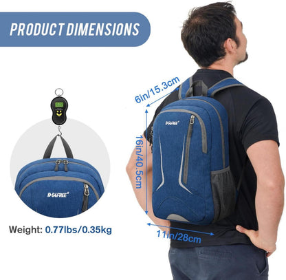 Ultraleichter Mini Rucksack 16L Damen Wasserdicht Wandern Sport