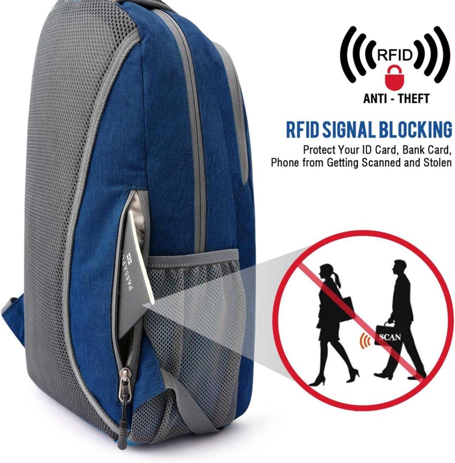 Ultraleichter Damen Mini Rucksack 16L Wasserdicht für Wandern und Reisen