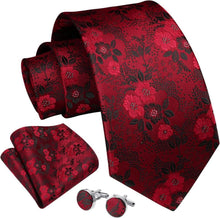 Paisley Herren Hochzeit Business Krawattenset mit Einstecktuch