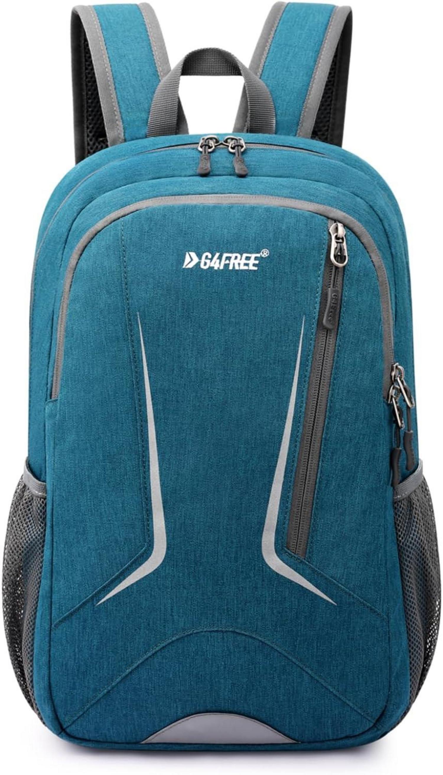 Ultraleichter Mini Rucksack Wanderrucksack Damen 16L Blau
