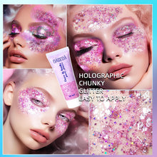 Glitter Gel Set 50ml - Mermaid Sequins Chunky Glitter Liquid